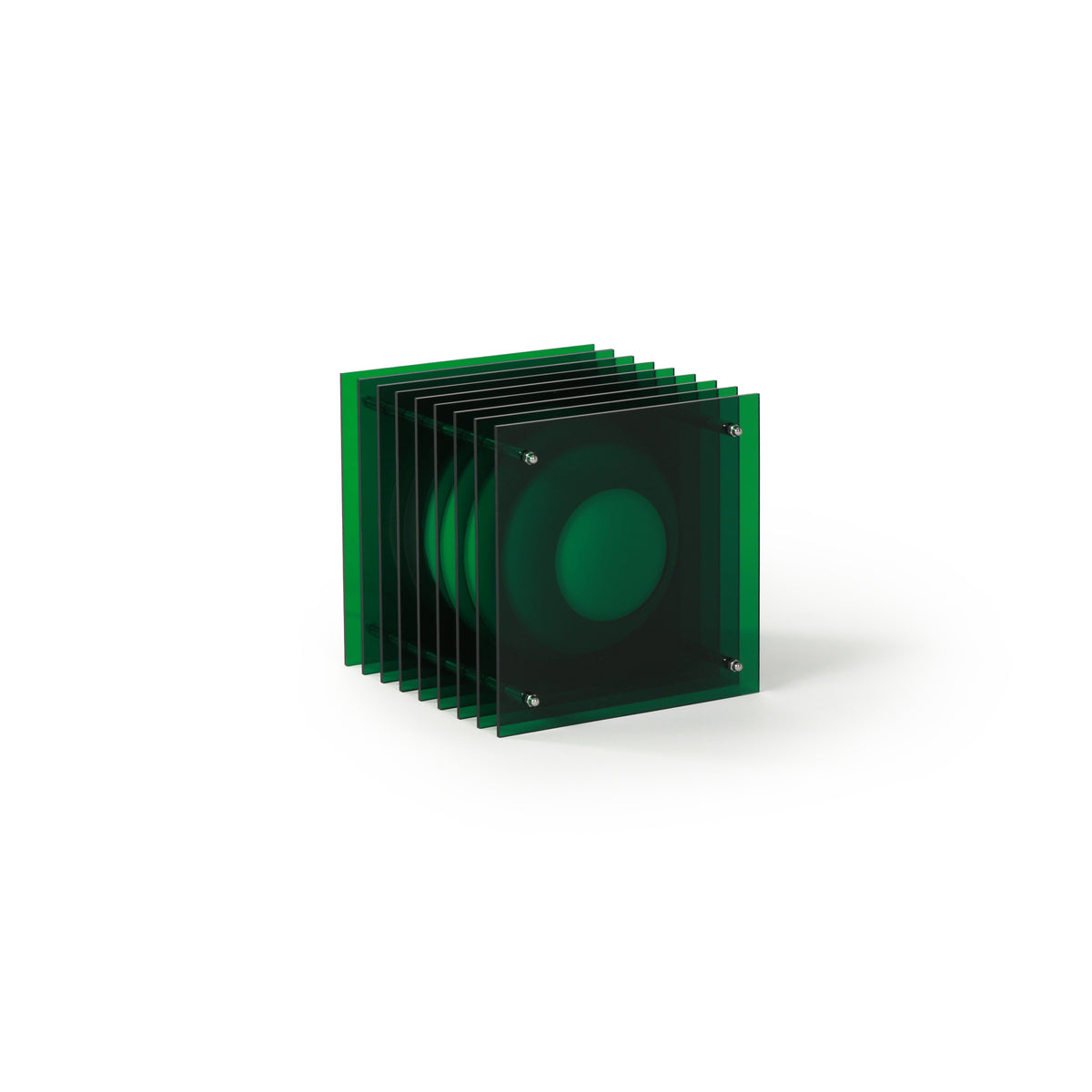 Lớp small square in green acrylic