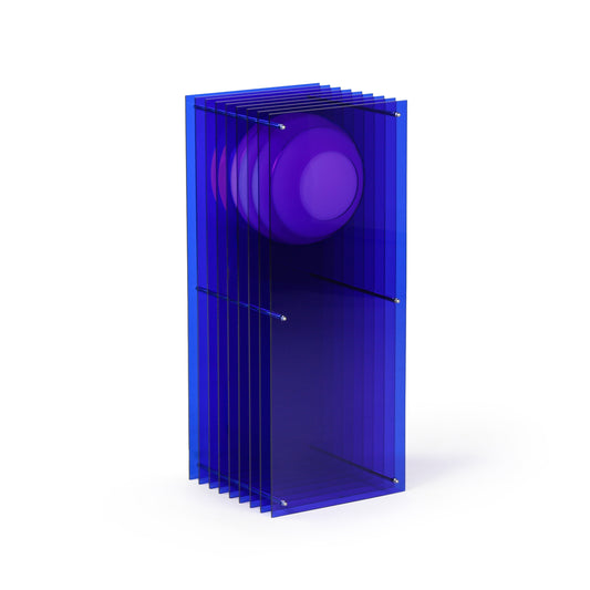 Lớp big rectangle in blue acrylic