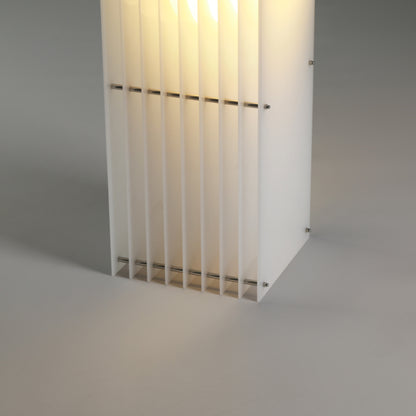 Lớp big rectangle in milky acrylic
