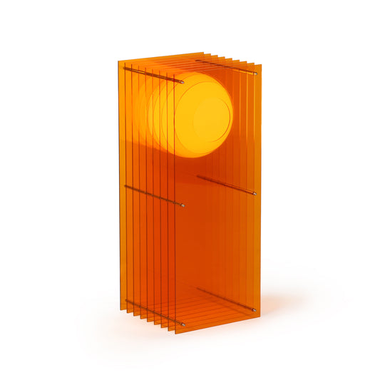 Lớp big rectangle in orange acrylic