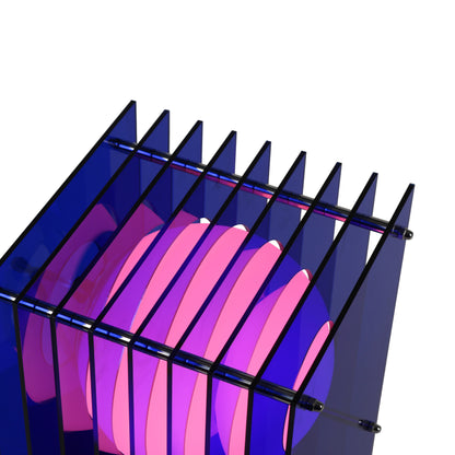 Lớp small rectangle in blue acrylic