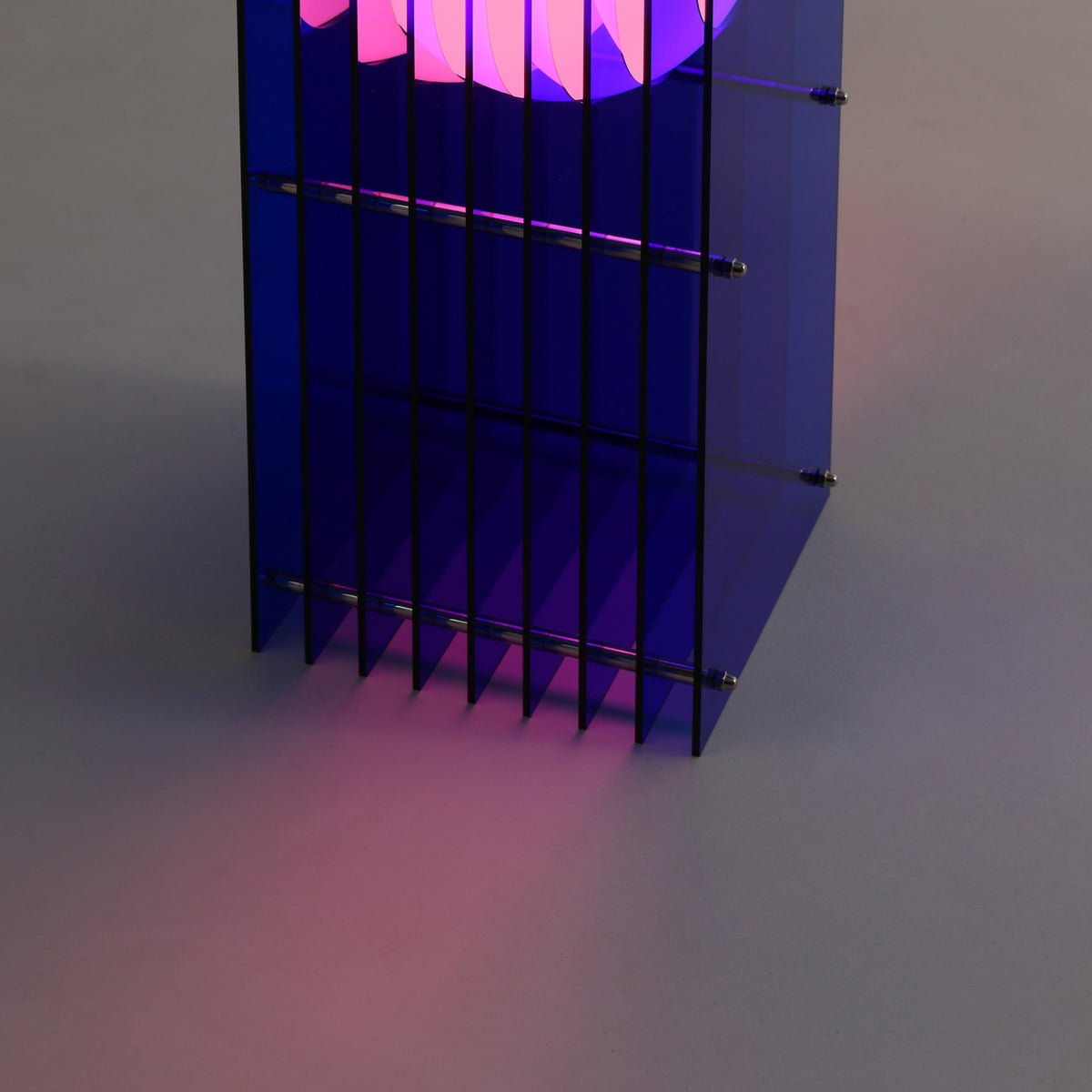 Lớp small rectangle in blue acrylic