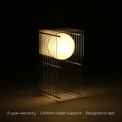 Lớp small rectangle in clear acrylic