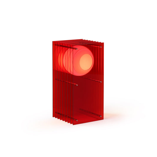 Lớp small rectangle in red acrylic