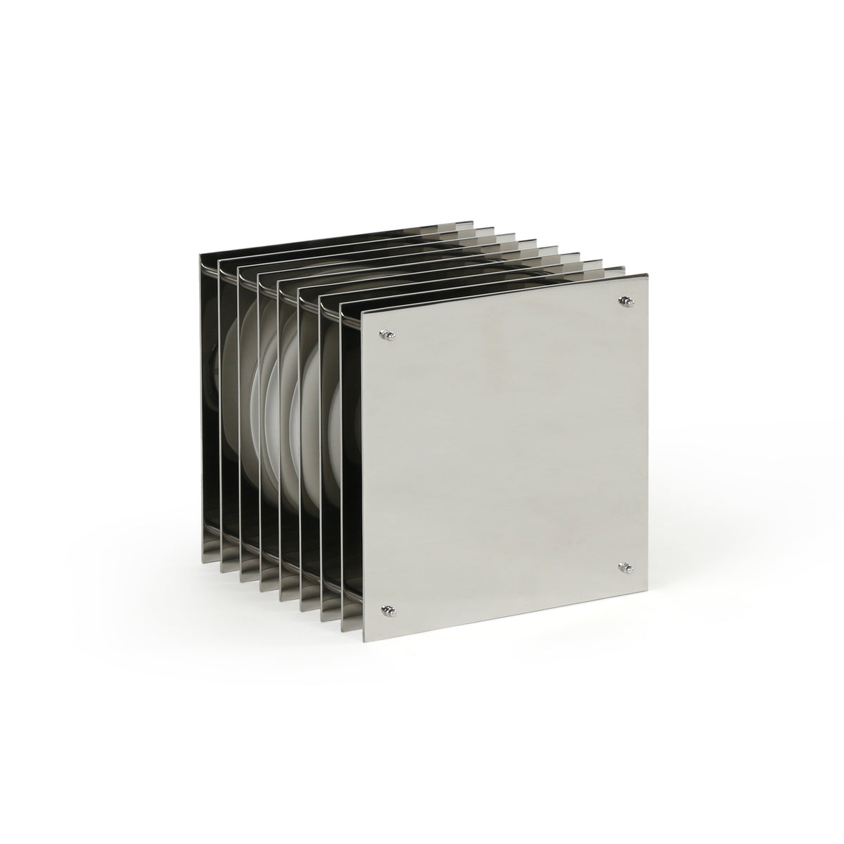 Lớp big square in mirror polished stainless steel